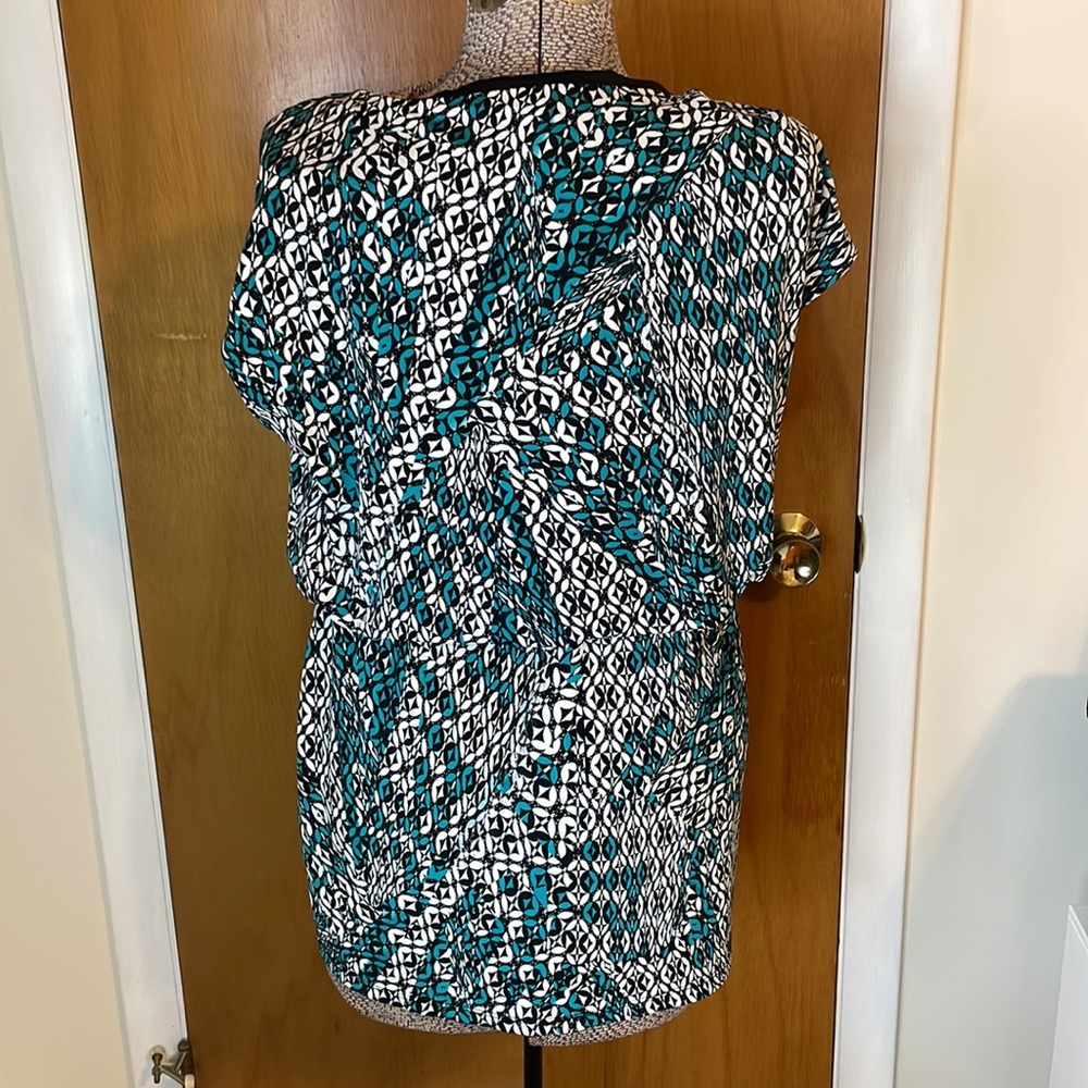 AB Studio Womens Medium Waist Defined Cap Sleeve Dress - Picture 5 of 9